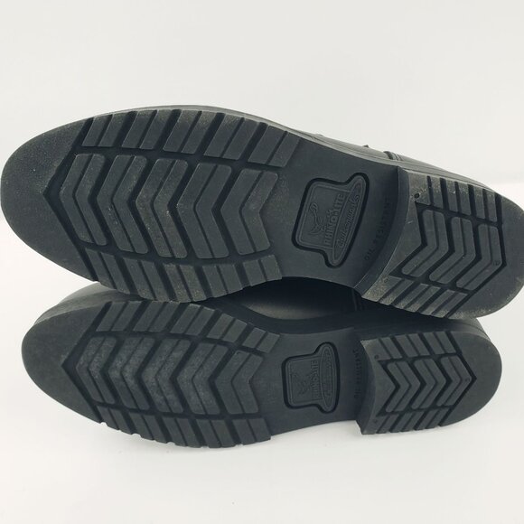 Cruiserworks Men Size 9 Wide Black Leather Classic Motorcycle Pull On Boots NEW - Picture 13 of 14